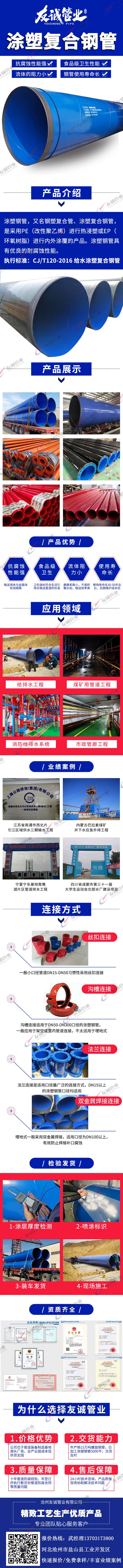 涂塑管生產廠家涂塑管